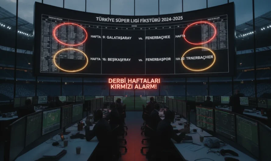 Süper Lig’de Dev Randevular: TFF 10 Haftalık Derbi Takvimini Duyurdu
